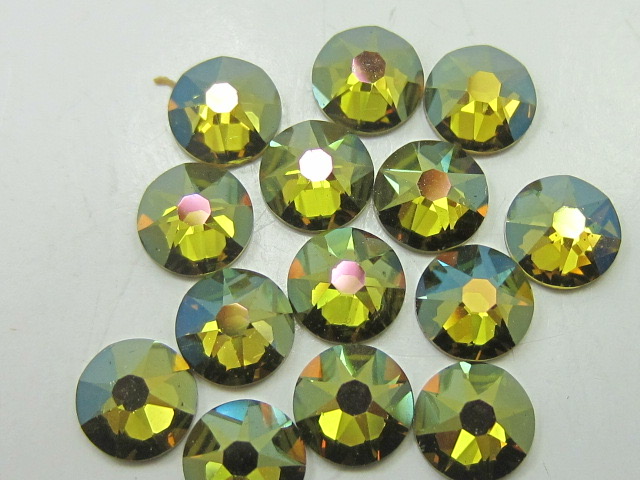 72 pcs. 20ss CITRINE STARLIGHT FLATBACK European Rhinestones